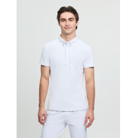 Polo de concours LeMieux manches courtes homme Blanc