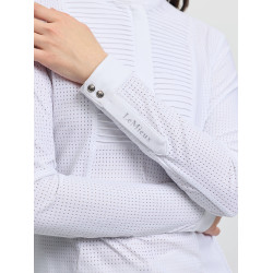 Polo de concours LeMieux manches longues Arielle femme Blanc Polo de concours LeMieux manches longues Arielle femme Blanc