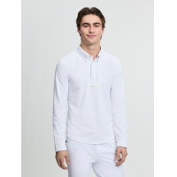 Polo de concours LeMieux manches longues homme Blanc