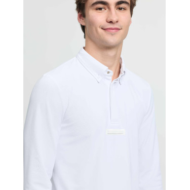 LeMieux wedstrijdpolo met lange mouwen voor heren Wit
