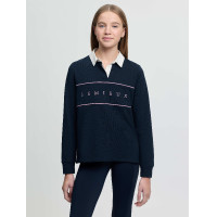 Polo de rugby LeMieux Young Rider Riley Marine Bleu marine