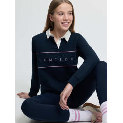 Polo de rugby LeMieux Young Rider Riley Marine Bleu marine Polo de rugby LeMieux Young Rider Riley Marine Bleu marine