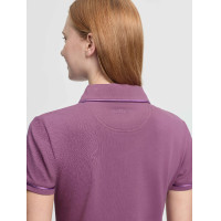LeMieux Pixie dames poloshirt met korte mouwen Kaasjeskruid