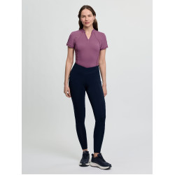 LeMieux paardrijpull-on met gedeeltelijk kruiszitvlak Simone dames Marine Marineblauw