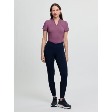 LeMieux paardrijpull-on met gedeeltelijk kruiszitvlak Simone dames Marine Marineblauw