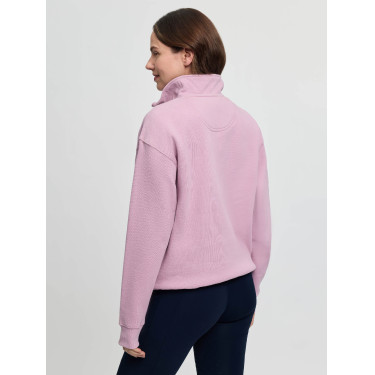 Pull-over LeMieux à col zippé Kelsie femme Fondant