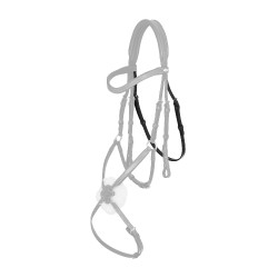 Sous-gorge LeMieux Arika Contrast Noir / argent