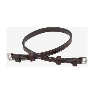 LeMieux Kudos keelriem geolied Bruin / zilver
