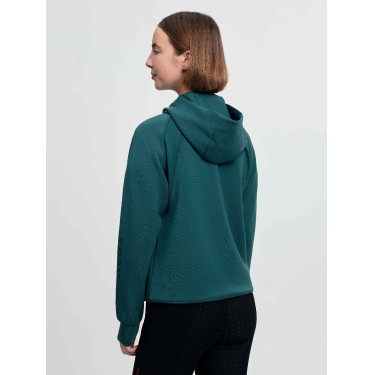Sweat à capuche LeMieux Nadine Airflow femme Jungle Vert