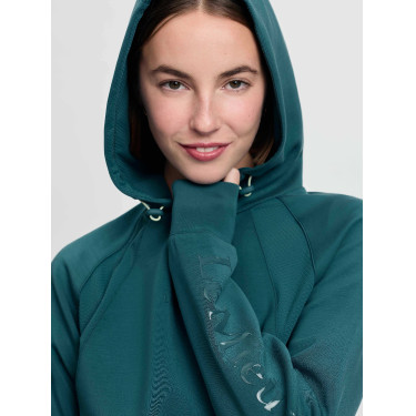 Sweat à capuche LeMieux Nadine Airflow femme Jungle Vert