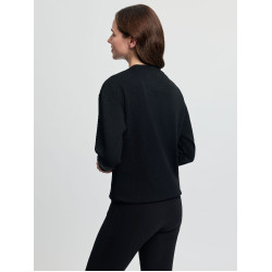 Sweat à col rond LeMieux Christina femme Noir