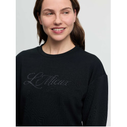Sweat à col rond LeMieux Christina femme Noir
