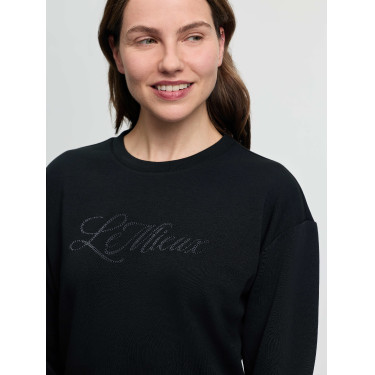 Sweat à col rond LeMieux Christina femme Noir