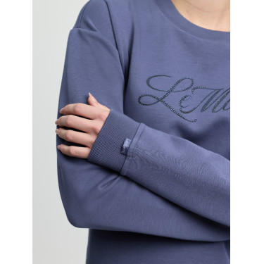 Sweat à col rond LeMieux Christina femme Ombré Bleu