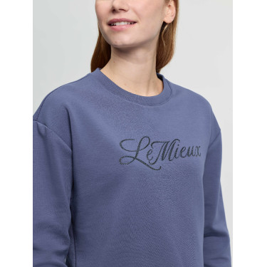 Sweat à col rond LeMieux Christina femme Ombré Bleu