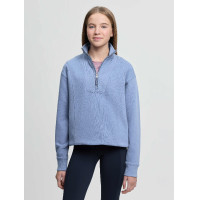 LeMieux Young Rider Vianne halfzip trui Poederblauw