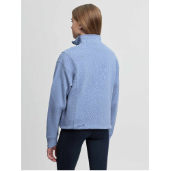 LeMieux Young Rider Vianne halfzip trui Poederblauw
