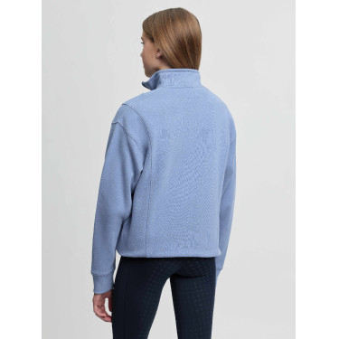 LeMieux Young Rider Vianne halfzip trui Poederblauw