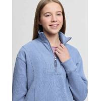 Sweat à col zippé LeMieux Young Rider Vianne Powder blue Bleu