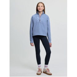 Sweat à col zippé LeMieux Young Rider Vianne Powder blue Bleu