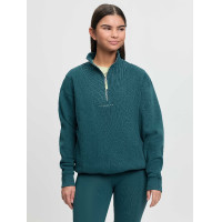 LeMieux Young Rider Vianne halfzip trui Jungle Groen