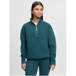 Sweat à col zippé LeMieux Young Rider Vianne Jungle Vert Sweat à col zippé LeMieux Young Rider Vianne Jungle Vert