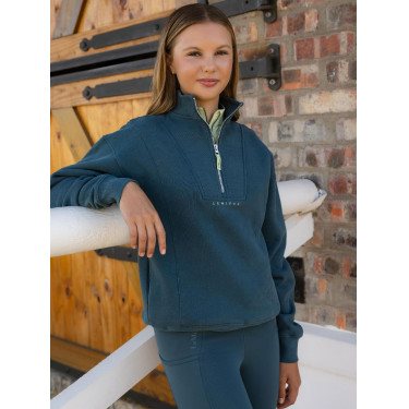 Sweat à col zippé LeMieux Young Rider Vianne Jungle Vert Sweat à col zippé LeMieux Young Rider Vianne Jungle Vert