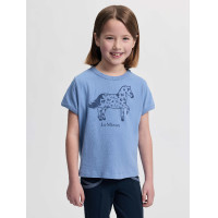 T-shirt LeMieux Mini Alex Poederblauw