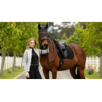 Tapis de dressage LeMieux Square tissu mesh Air-Tek Noir Tapis de dressage LeMieux Square tissu mesh Air-Tek Noir