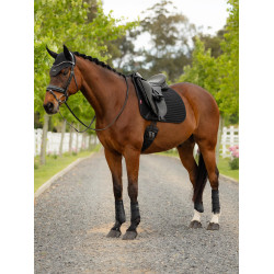 Tapis de dressage LeMieux Square tissu mesh Air-Tek Noir