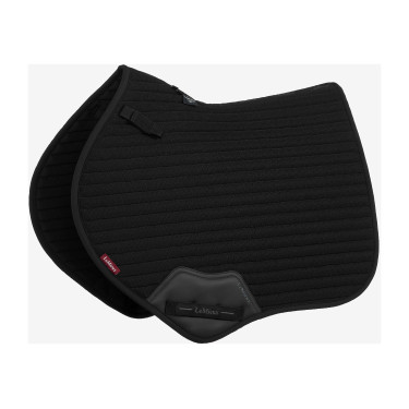 Tapis de selle LeMieux Square Close Contact tissu mesh Air-Tek Noir
