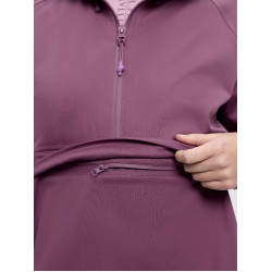 Veste imperméable LeMieux demi-zippée Perri femme Mallow Veste imperméable LeMieux demi-zippée Perri femme Mallow