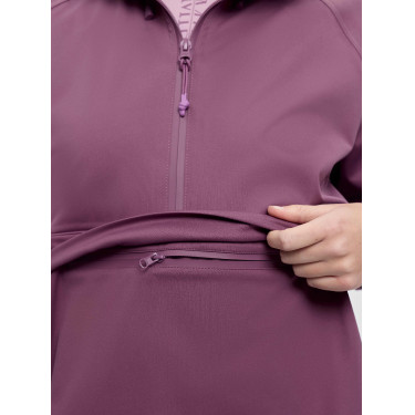 Veste imperméable LeMieux demi-zippée Perri femme Mallow Veste imperméable LeMieux demi-zippée Perri femme Mallow