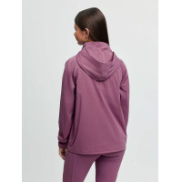 Veste imperméable LeMieux Young Rider fermeture éclair trois-quarts Paige Mallow