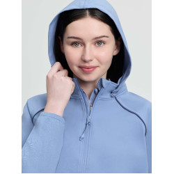 Veste imperméable LeMieux Young Rider fermeture éclair trois-quarts Paige Powder blue Bleu Veste imperméable LeMieux Young Rider fermeture éclair trois-quarts Paige Powder blue Bleu