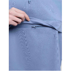 Veste imperméable LeMieux Young Rider fermeture éclair trois-quarts Paige Powder blue Bleu Veste imperméable LeMieux Young Rider fermeture éclair trois-quarts Paige Powder blue Bleu