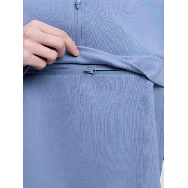 Veste imperméable LeMieux Young Rider fermeture éclair trois-quarts Paige Powder blue Bleu Veste imperméable LeMieux Young Rider fermeture éclair trois-quarts Paige Powder blue Bleu