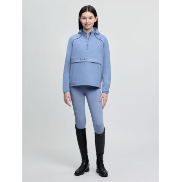 Veste imperméable LeMieux Young Rider fermeture éclair trois-quarts Paige Powder blue Bleu Veste imperméable LeMieux Young Rider fermeture éclair trois-quarts Paige Powder blue Bleu