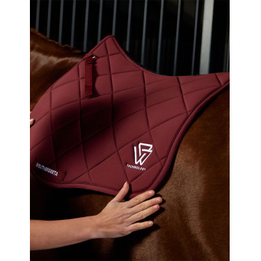 Tapis de selle Weatherbeeta mixte Softshell Pro 3D Air-Tec Bordeaux