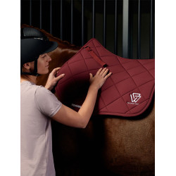 Tapis de selle Weatherbeeta mixte Softshell Pro 3D Air-Tec Bordeaux