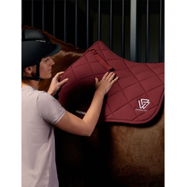Tapis de selle Weatherbeeta mixte Softshell Pro 3D Air-Tec Bordeaux