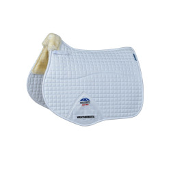 Tapis de selle Weatherbeeta mixte Prime Air-Tec Comfy Fleece Blanc / naturel