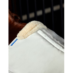 Amortisseur Weatherbeeta mémoire de forme Comfort Fleece Edged Blanc Amortisseur Weatherbeeta mémoire de forme Comfort Fleece Edged Blanc