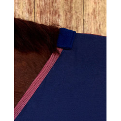 Chemise coton Weatherbeeta Marine / bordeaux Bleu