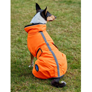 Couverture imperméable chien Weatherbeeta ComFiTec réflechissant 300D Deluxe Orange