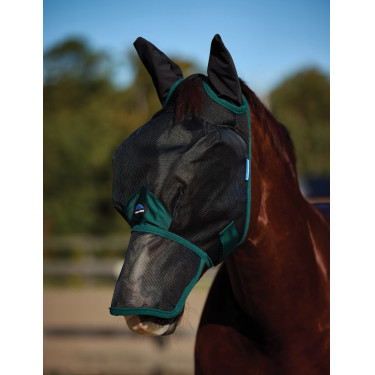 Masque anti-mouches Weatherbeeta ComFiTec Durable mesh avec oreilles et nez
