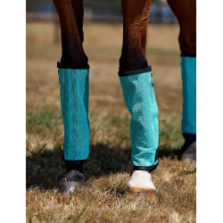 Vliegenscheenbeschermers ComFiTec Dura-mesh Turkoois / zwart Blauw Vliegenscheenbeschermers ComFiTec Dura-mesh Turkoois / zwart Blauw