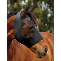 Weatherbeeta ComFiTec Deluxe Stretch anti-vliegenmasker met oren Kobaltzwarte Blauw