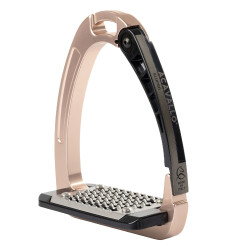 Etriers Acavallo Arena AluPro Rose titanium Etriers Acavallo Arena AluPro Rose titanium