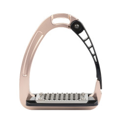 Etriers Acavallo Arena AluPro Rose titanium Etriers Acavallo Arena AluPro Rose titanium